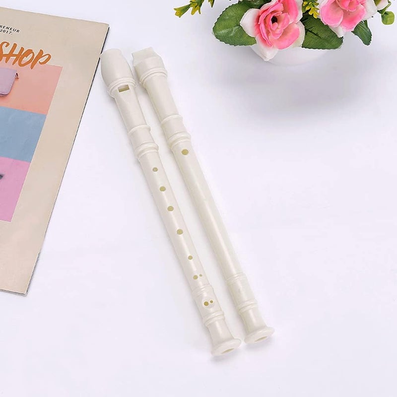 Plzoslly 12 Pieces 8 Hole Descant Soprano Recorder for beginner, Plastic Music Recorder Instrument Music Flute with Cleaning Rod - Image 3